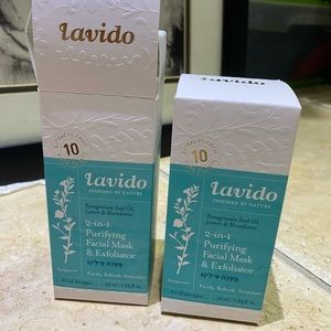 2X Lavido 2 in 1 Purifying mask and exfoliador